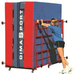 Dimasport Zona de caída de altura plegable con ruedas| Atletismo|Atletismo